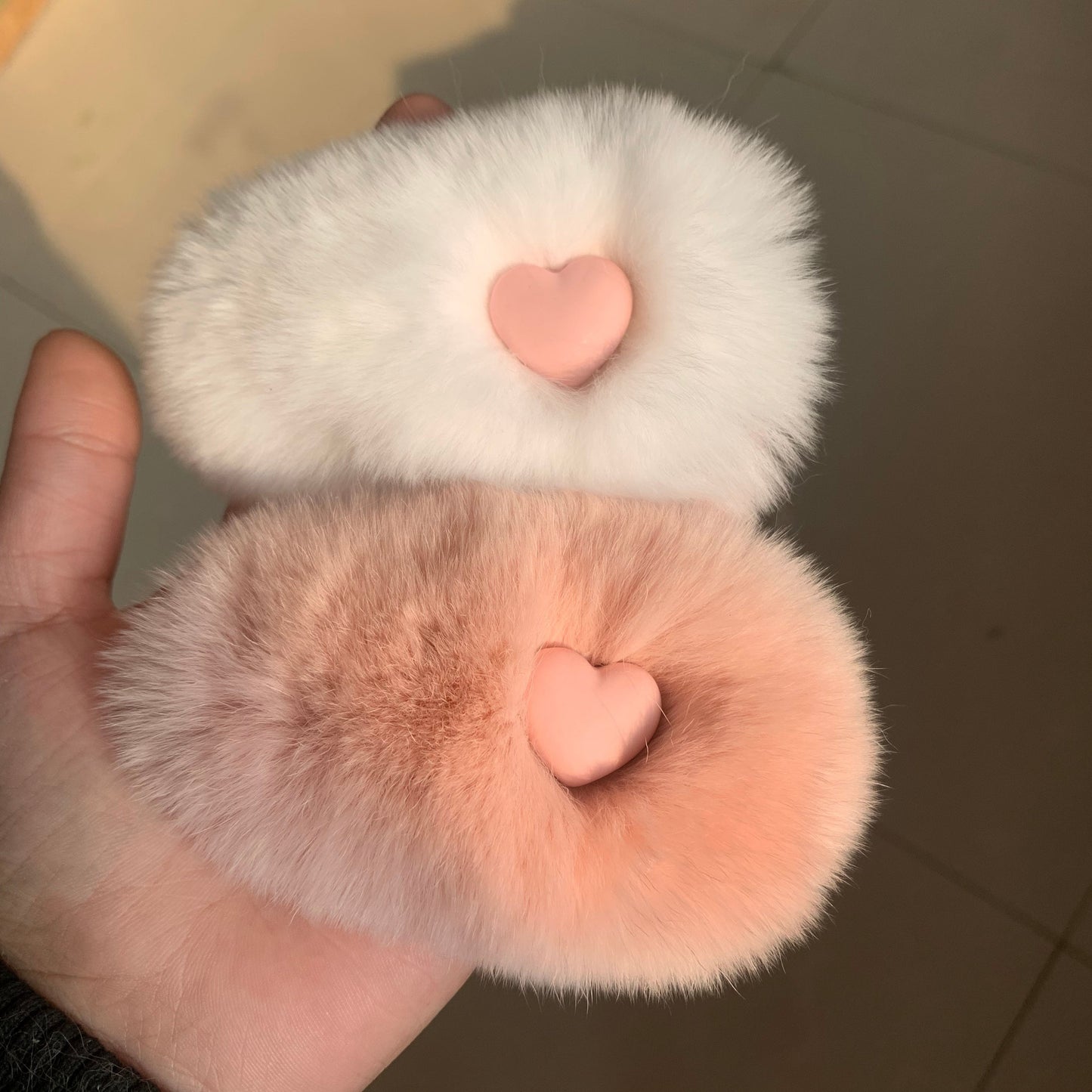 ふわふわハートのヘアクリップ♡大人可愛いアクセサリー S1124