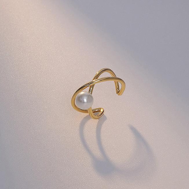 パール2WAYリングカフ♡大人可愛いアクセ S2542