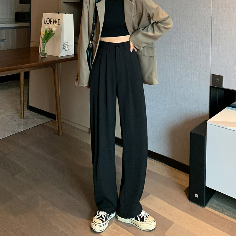 ベーシックワイドパンツ 脚長効果抜群のルーズシルエット S2488