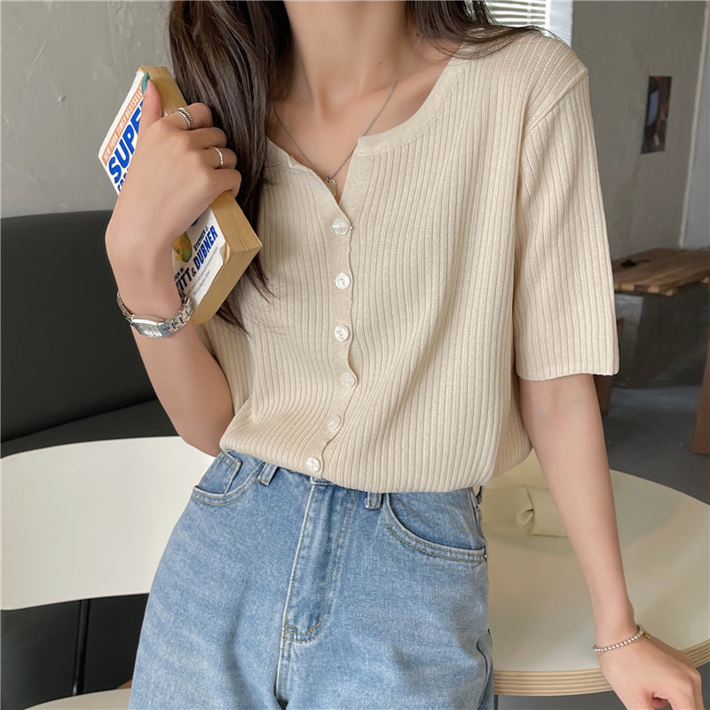 【9色】シンプルワイドリブTシャツ S1680