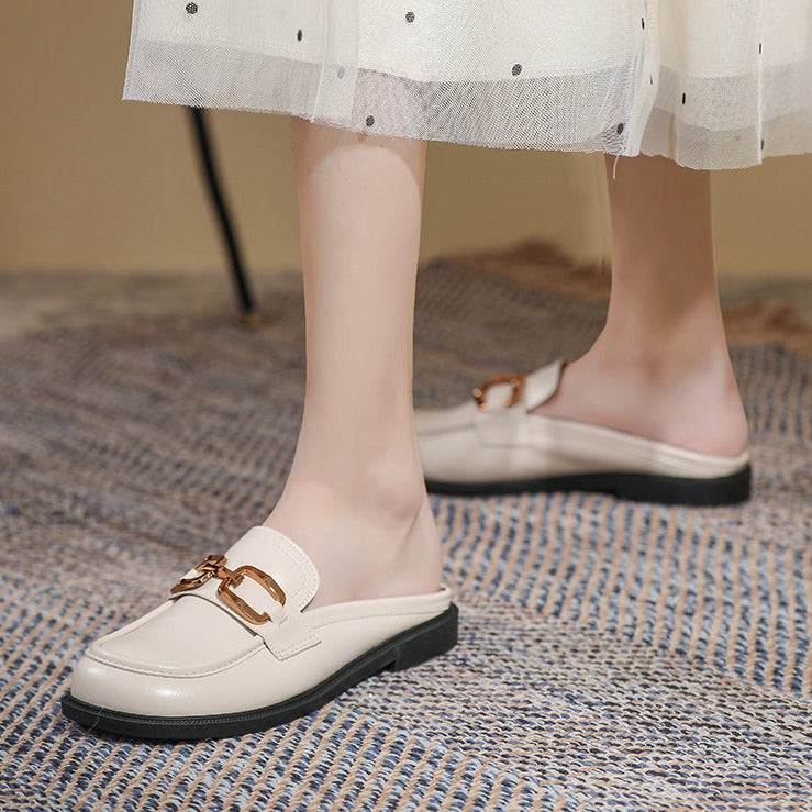 チェーンベルト付きミュールローファー♡ S2264