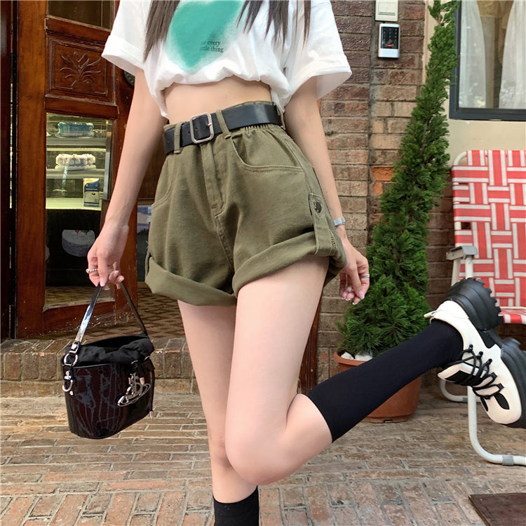 ワークショートパンツ♡今っぽいシルエットで美脚効果 S2280