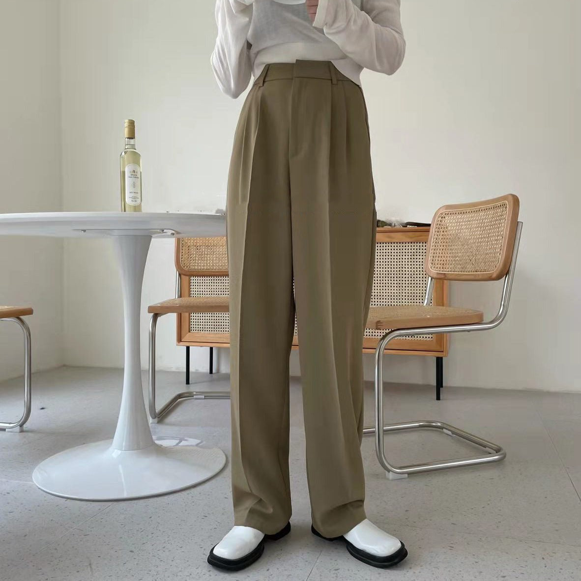 カラフルストレートパンツ 美脚シルエット S2298