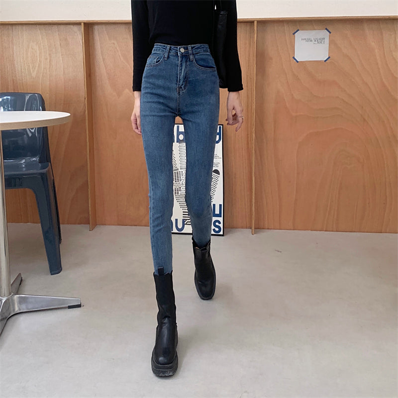 スキニーデニムパンツ♡ハイウエストでスタイルアップ S2489