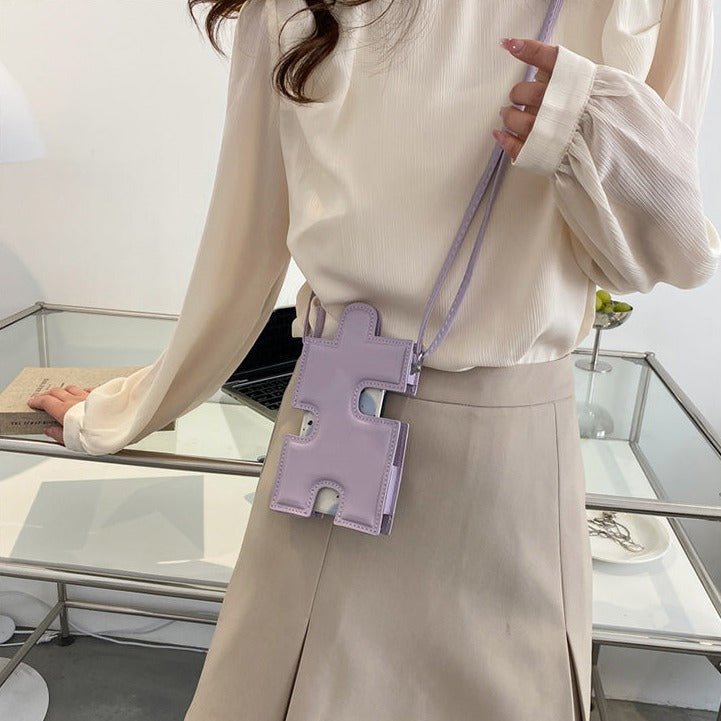 パズルモチーフのスマホショルダーバッグ♡ S2226
