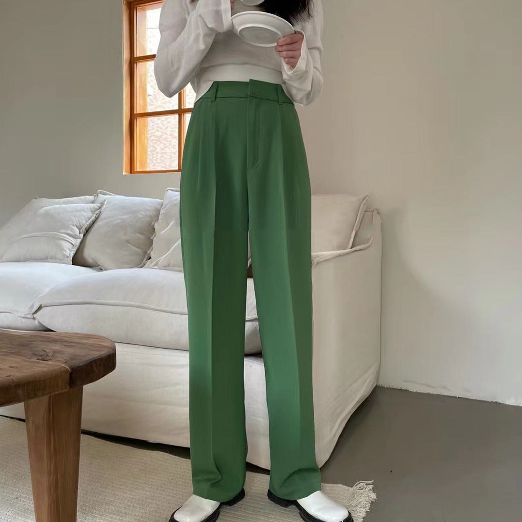 カラフルストレートパンツ 美脚シルエット S2298