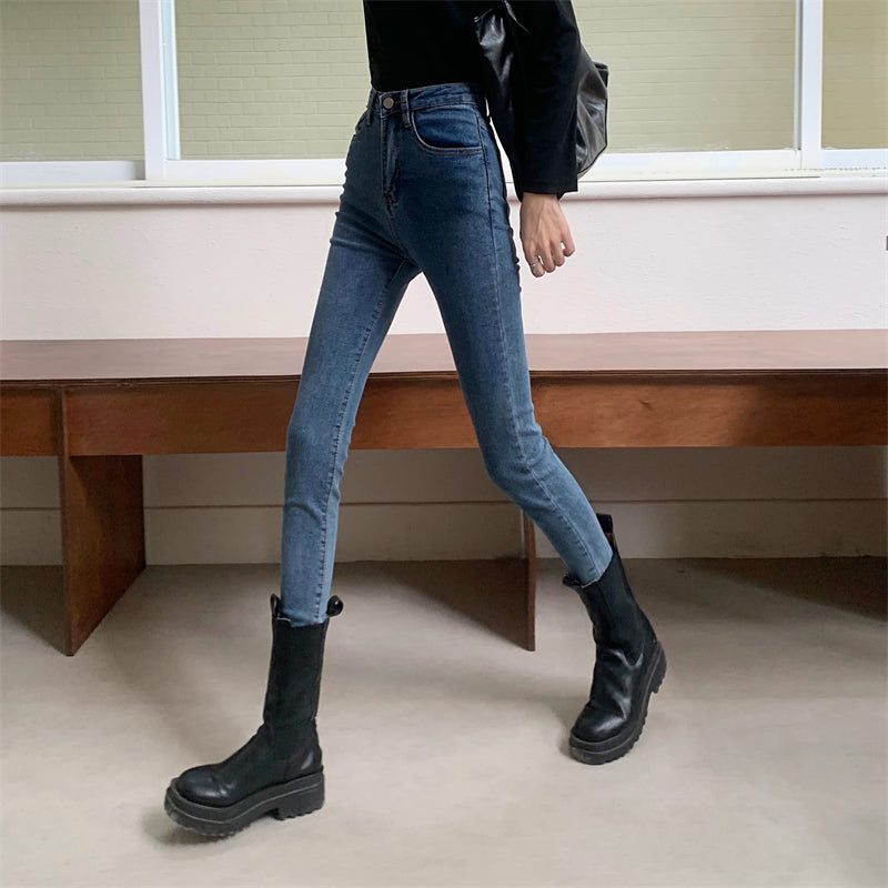 スキニーデニムパンツ♡ハイウエストでスタイルアップ S2489