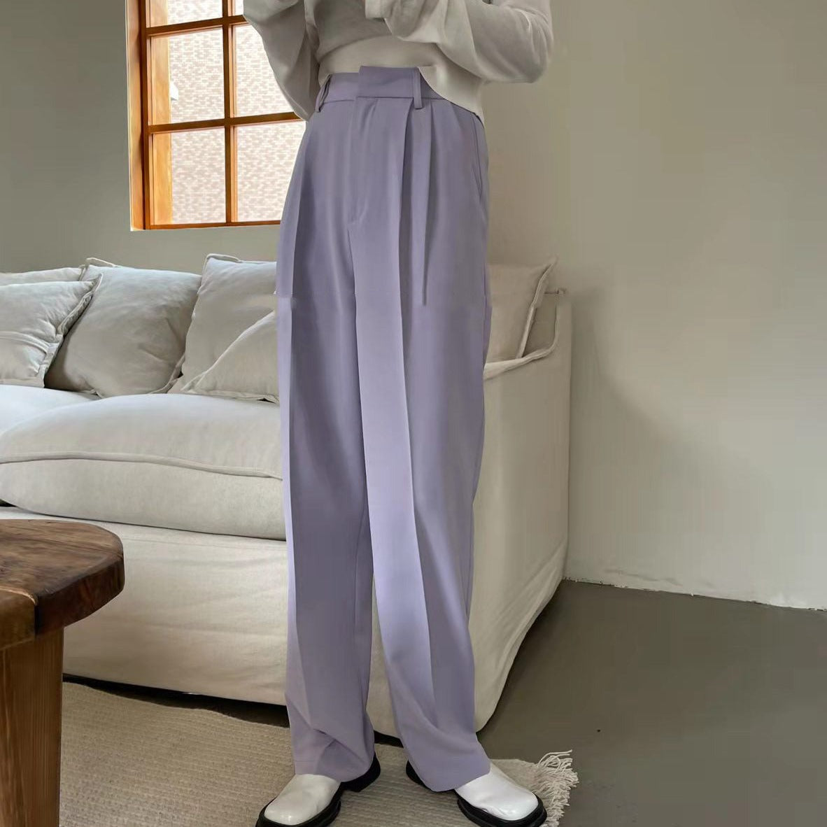 カラフルストレートパンツ 美脚シルエット S2298