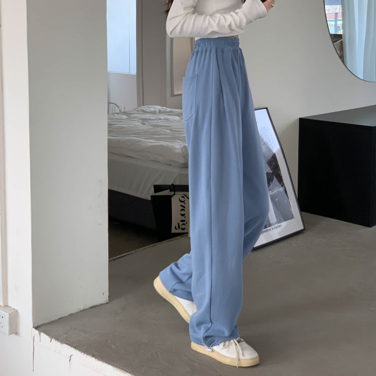 スポーティモップパンツ♡脚長効果でリラックスシルエット S2290