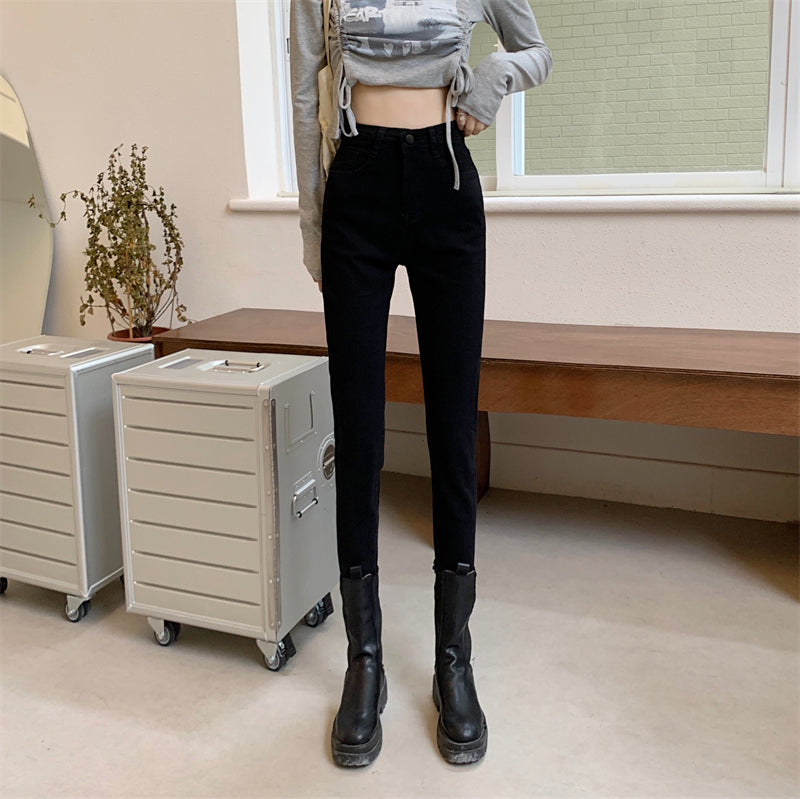 スキニーデニムパンツ♡ハイウエストでスタイルアップ S2489