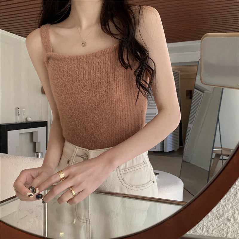 ふわモヘアキャミソール♡大人可愛いニット S1441