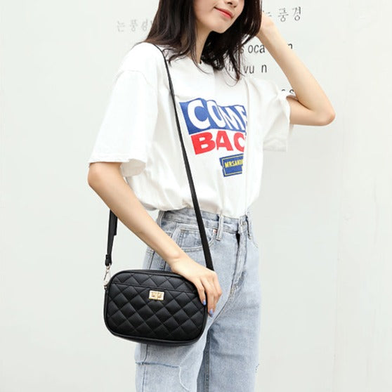 2wayキルティングカメラバッグ♡大人可愛いチェーン付き S2490