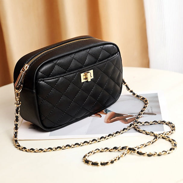 2wayキルティングカメラバッグ♡大人可愛いチェーン付き S2490