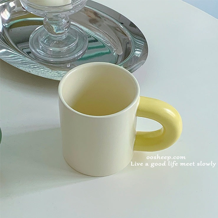 ぽってりマグカップ♡韓国風ハンドメイドでおうちカフェを可愛く S2069