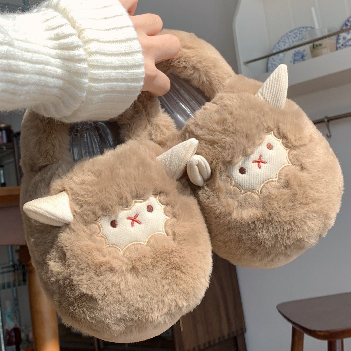 ひつじのふわもこルームシューズ♡ S2029
