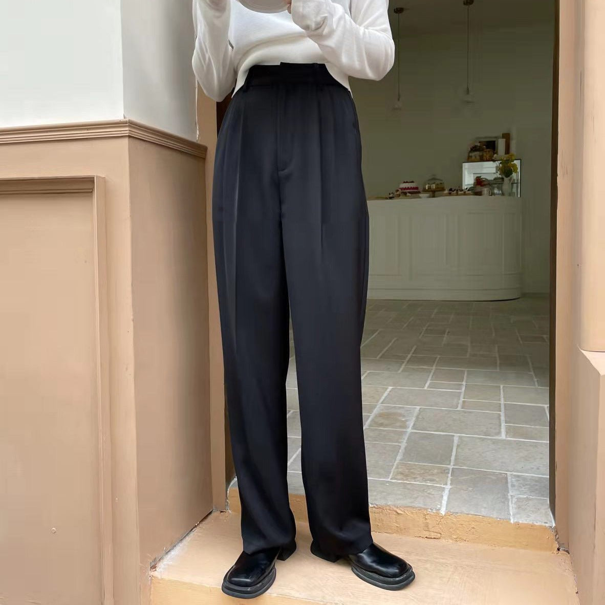 カラフルストレートパンツ 美脚シルエット S2298