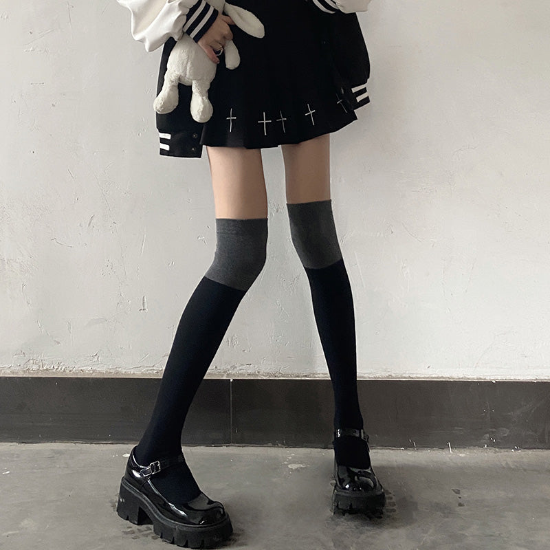 バイカラーソックス 22.5-25.0cm S2126