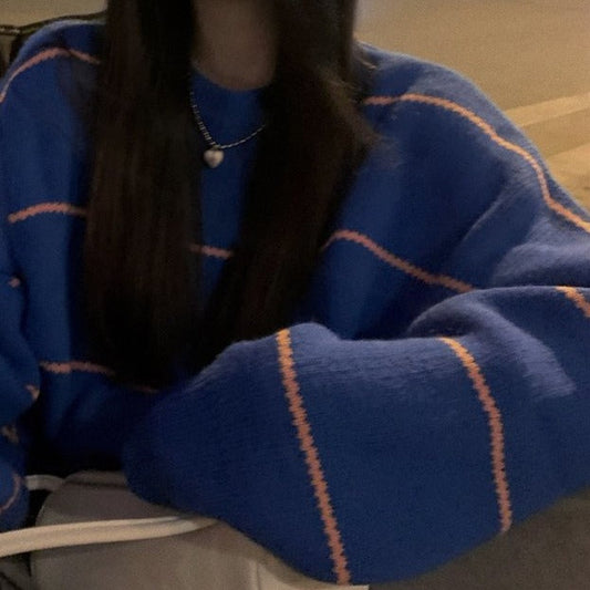 ラグジュアリーストライプニット S1041