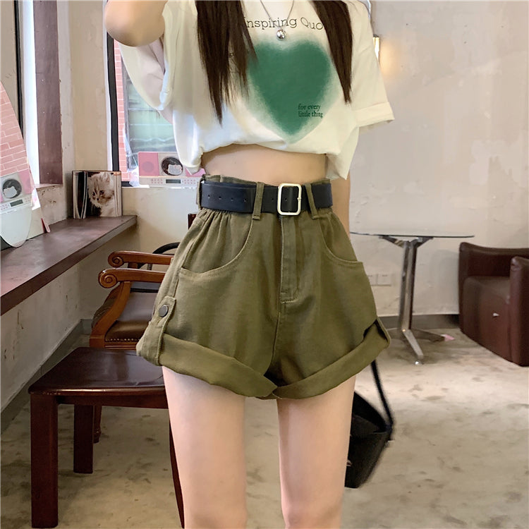 ワークショートパンツ♡今っぽいシルエットで美脚効果 S2280