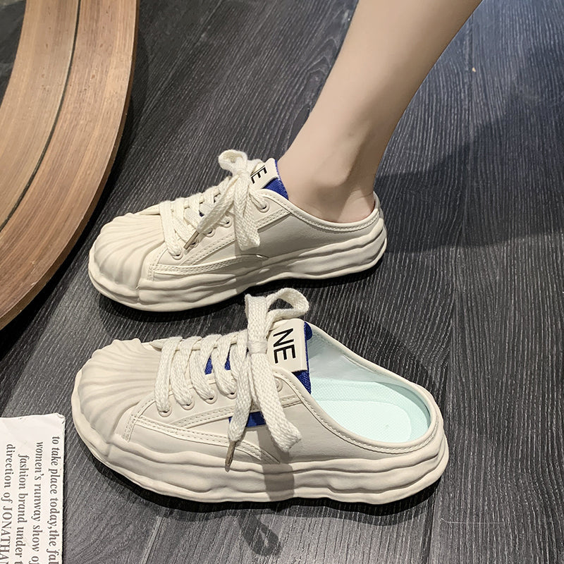 シェルミュールスニーカー♡大人可愛いデザイン S2283
