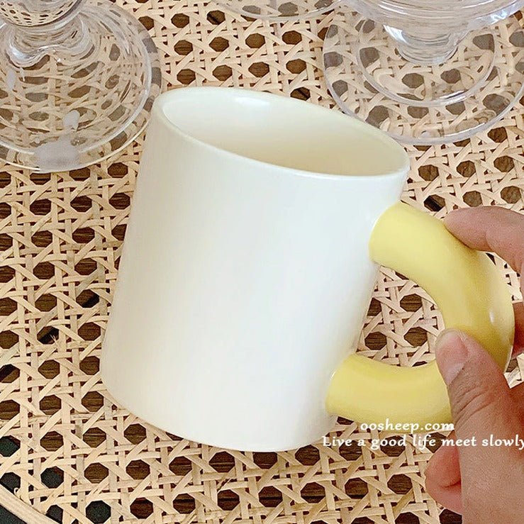 ぽってりマグカップ♡韓国風ハンドメイドでおうちカフェを可愛く S2069