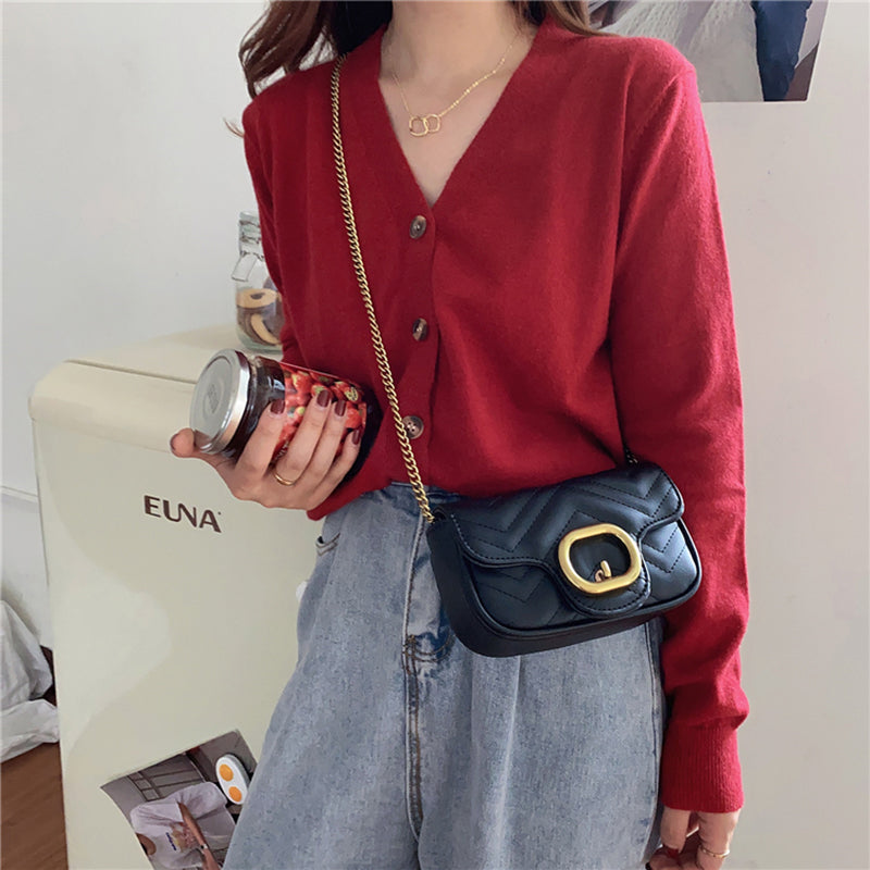 レトロキルトミニバッグ♡大人可愛いデザイン S2376
