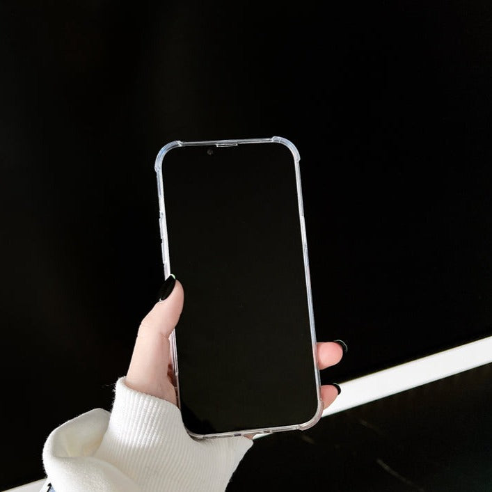 リーフ柄マーブル iPhoneケース おしゃれスマホケース S2500