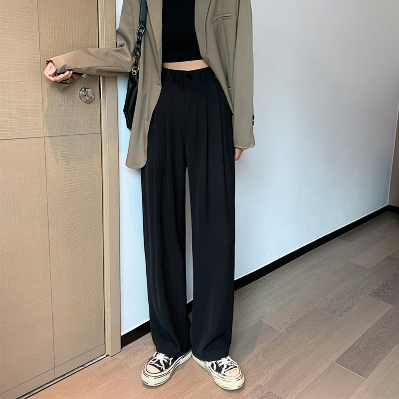 ベーシックワイドパンツ 脚長効果抜群のルーズシルエット S2488