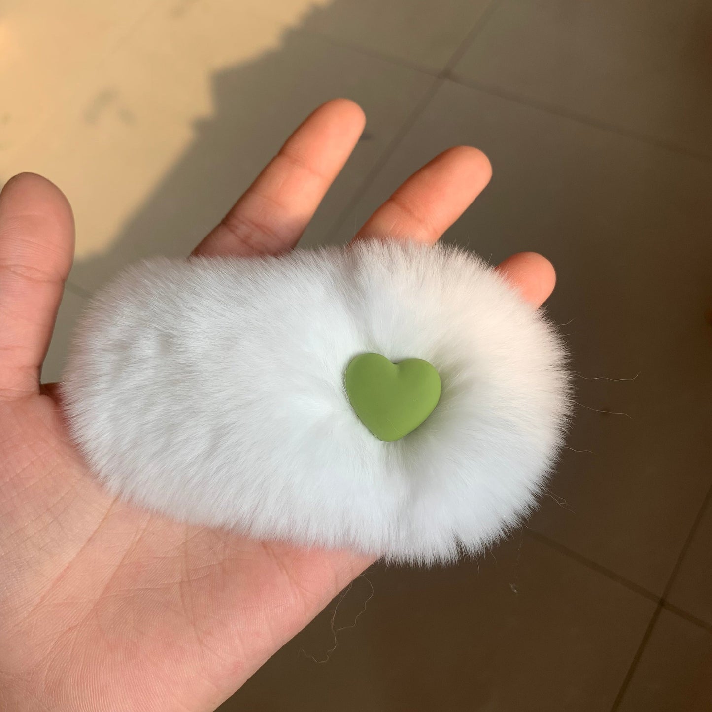 ふわふわハートのヘアクリップ♡大人可愛いアクセサリー S1124