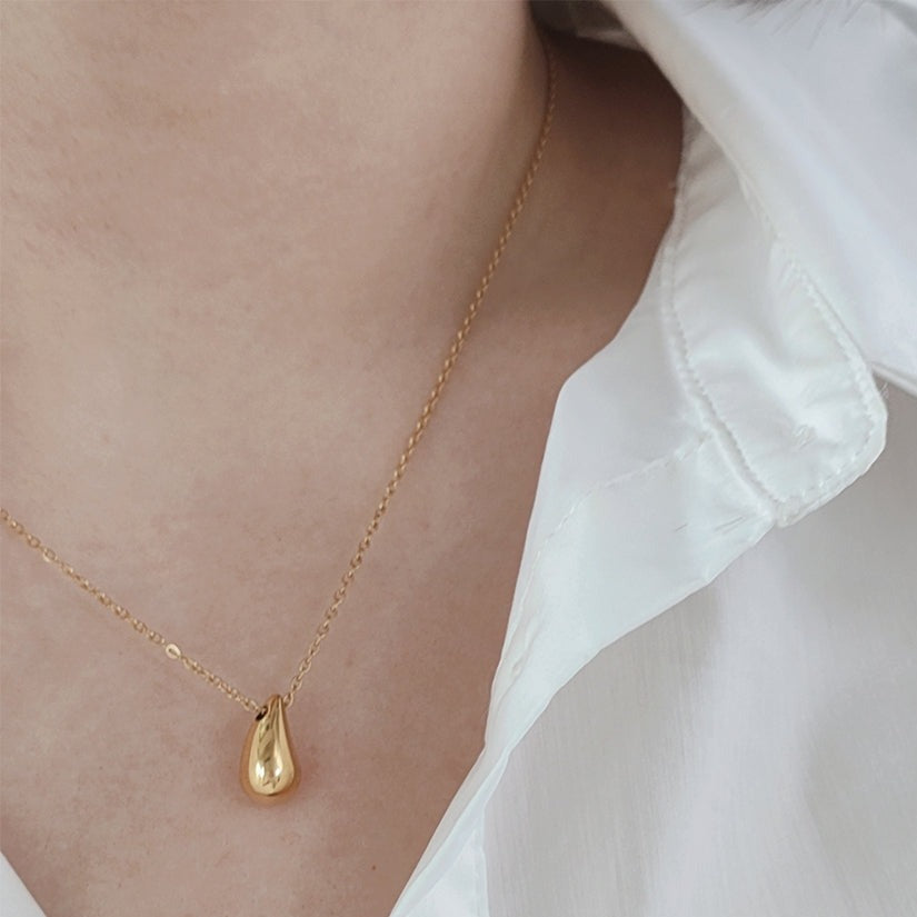ドロップモチーフ シンプルネックレス♡ S2085