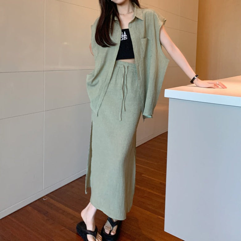 大人可愛いシースルーセットアップ S1870