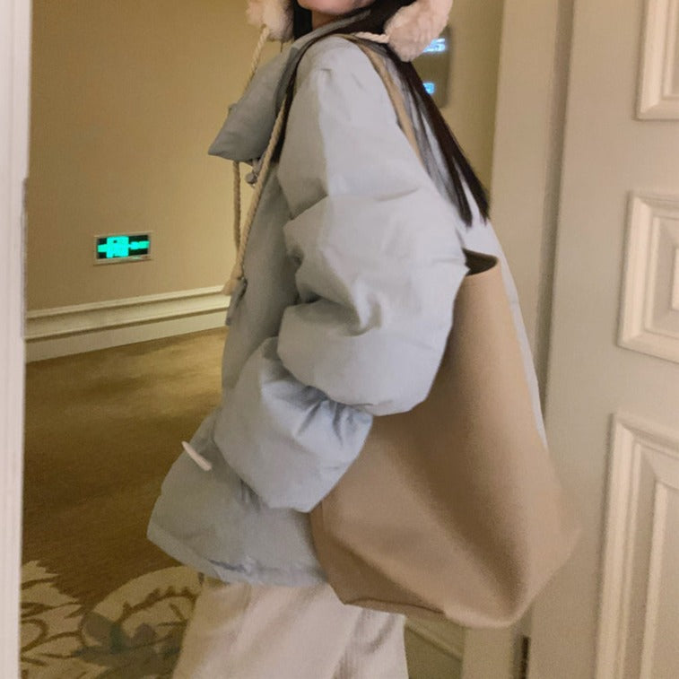 ゆるふわダッフルパフジャケット♡オーバーサイズで暖か S1073