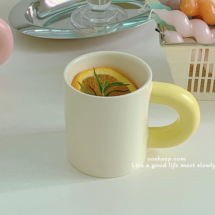 ぽってりマグカップ♡韓国風ハンドメイドでおうちカフェを可愛く S2069