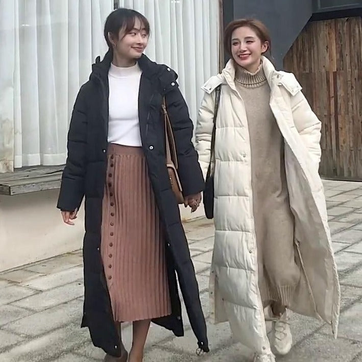 スリットでおしゃれなロングダウンコート♡ S1087