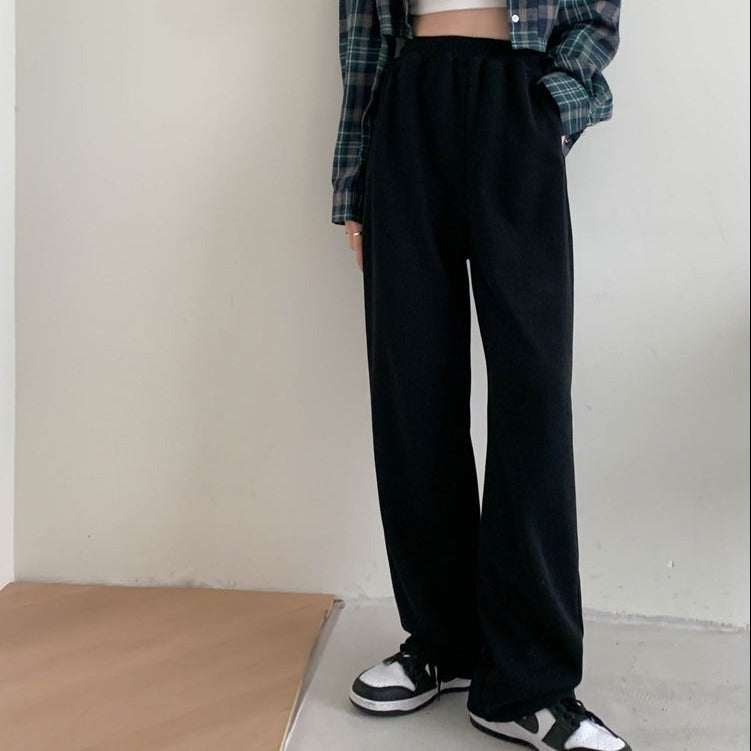 スポーティモップパンツ♡脚長効果でリラックスシルエット S2290