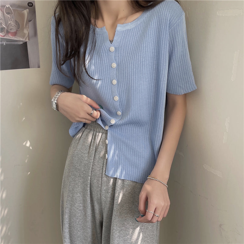 【9色】シンプルワイドリブTシャツ S1680