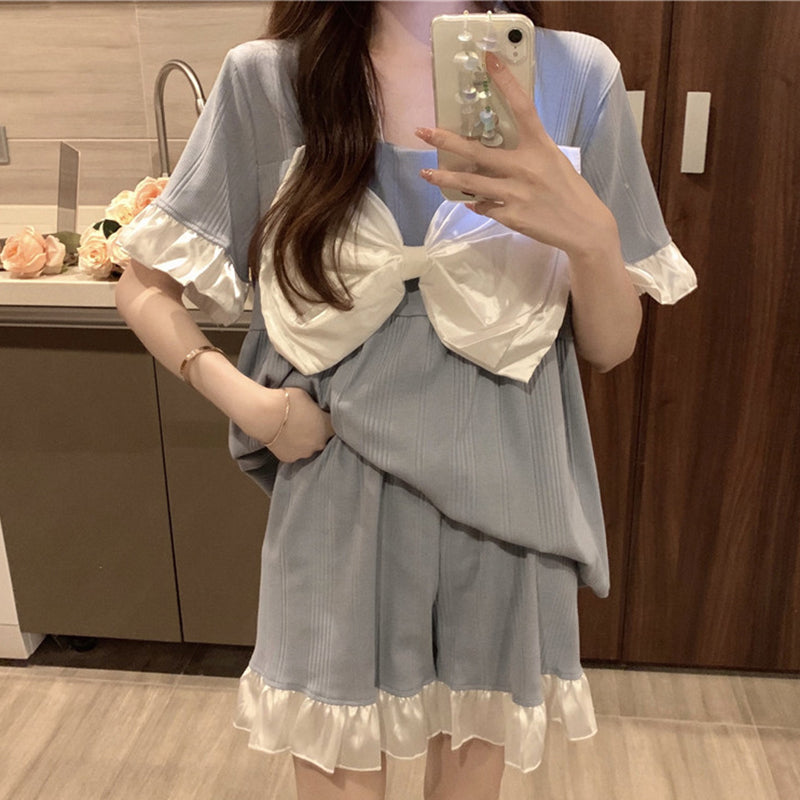 ビッグリボンが可愛いルームウェア♡ S2235