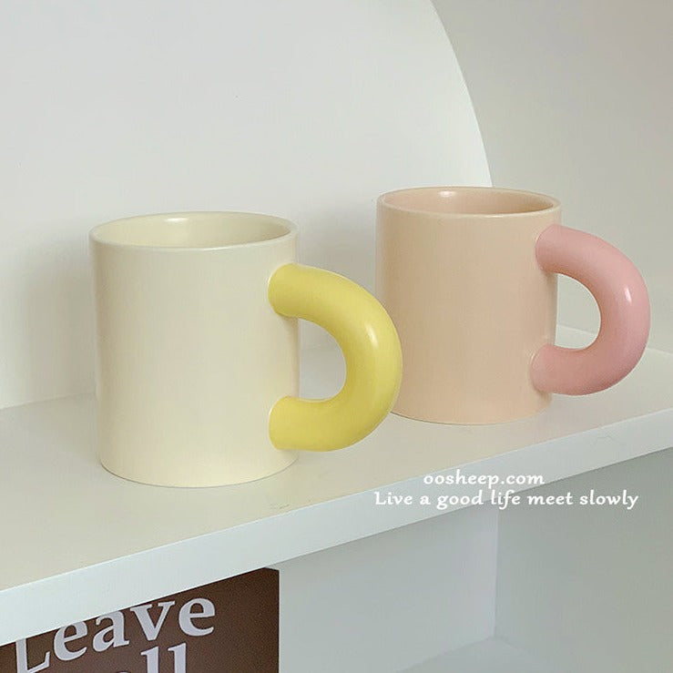 ぽってりマグカップ♡韓国風ハンドメイドでおうちカフェを可愛く S2069