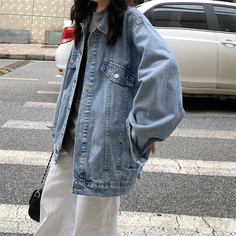 オーバーサイズデニムジャケット♡ゆったり着こなし S2129