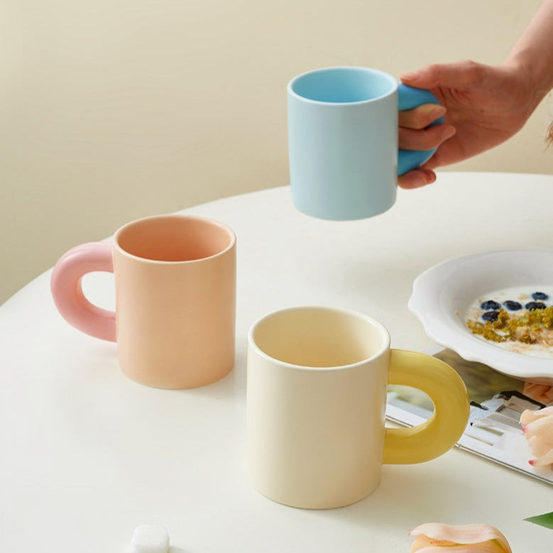 ぽってりマグカップ♡韓国風ハンドメイドでおうちカフェを可愛く S2069