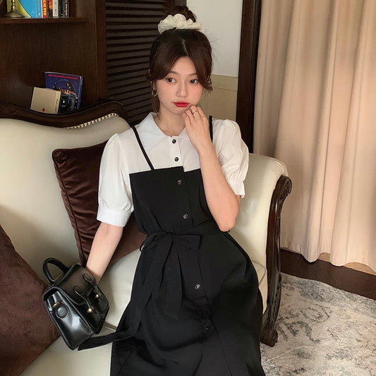 アシンメトリー×レイヤード風ワンピース S1634