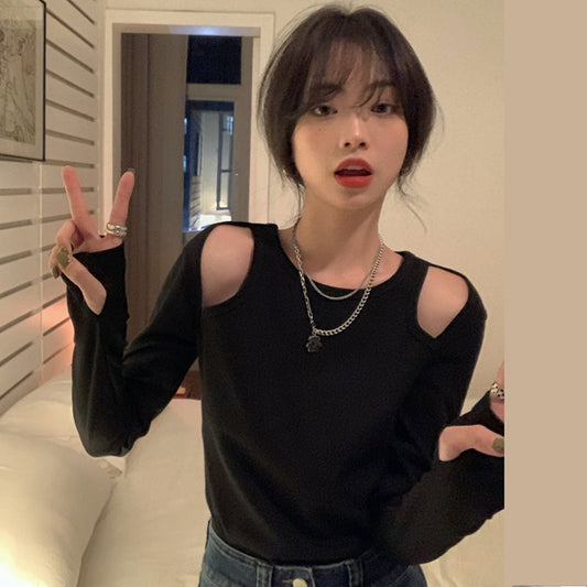 オフショルダーカットソー 肩見せデザイン S1744