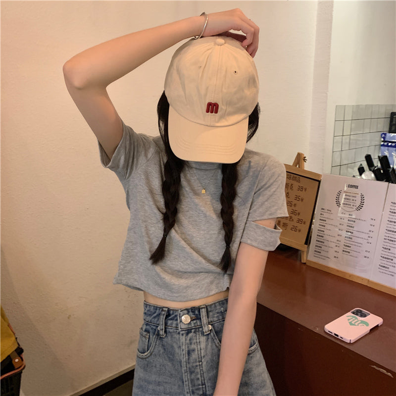 カットスリーブTシャツ♡涼しげでこなれ感抜群 S1869
