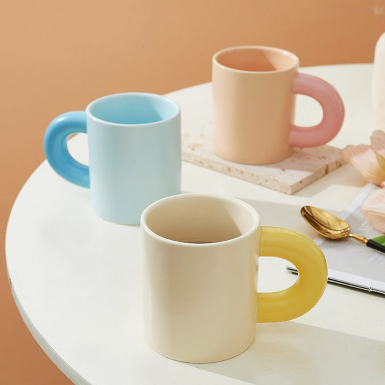 ぽってりマグカップ♡韓国風ハンドメイドでおうちカフェを可愛く S2069