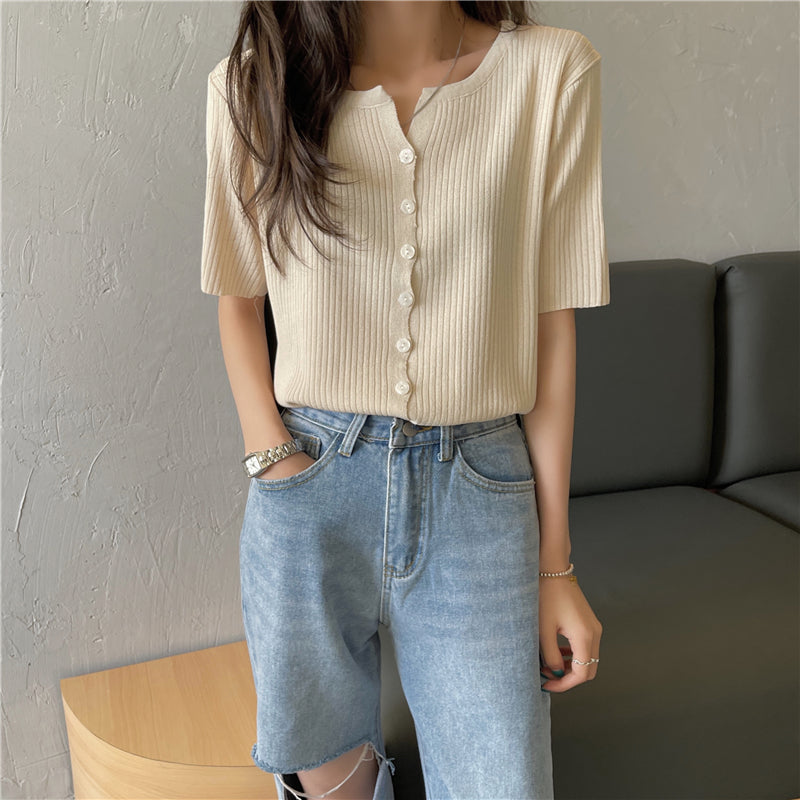 【9色】シンプルワイドリブTシャツ S1680