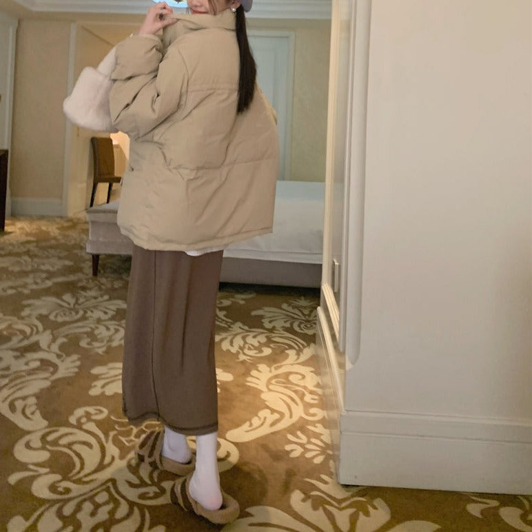 ゆるふわダッフルパフジャケット♡オーバーサイズで暖か S1073