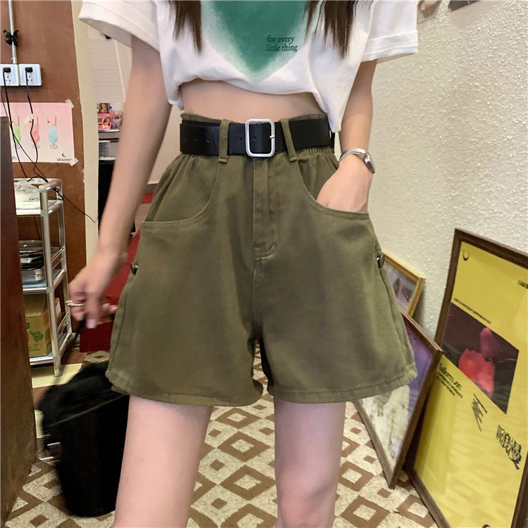 ワークショートパンツ♡今っぽいシルエットで美脚効果 S2280