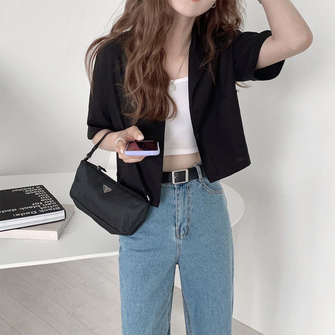 リネン風半袖ジャケット♡涼やか夏コーデに S1859