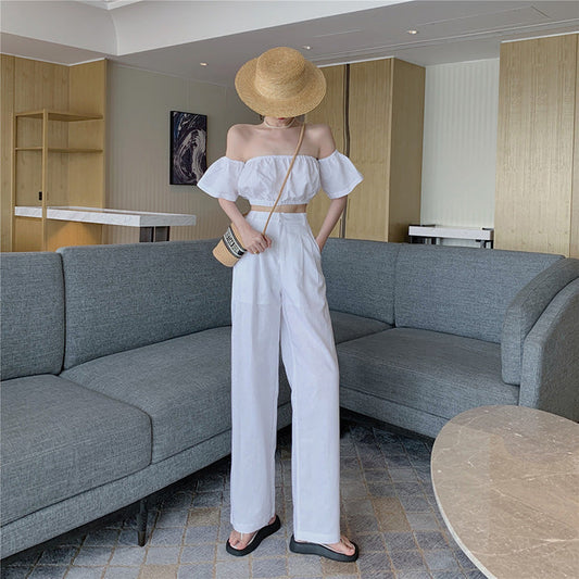 オフショルダーセットアップ 大胆肌見せで大人可愛い S1625