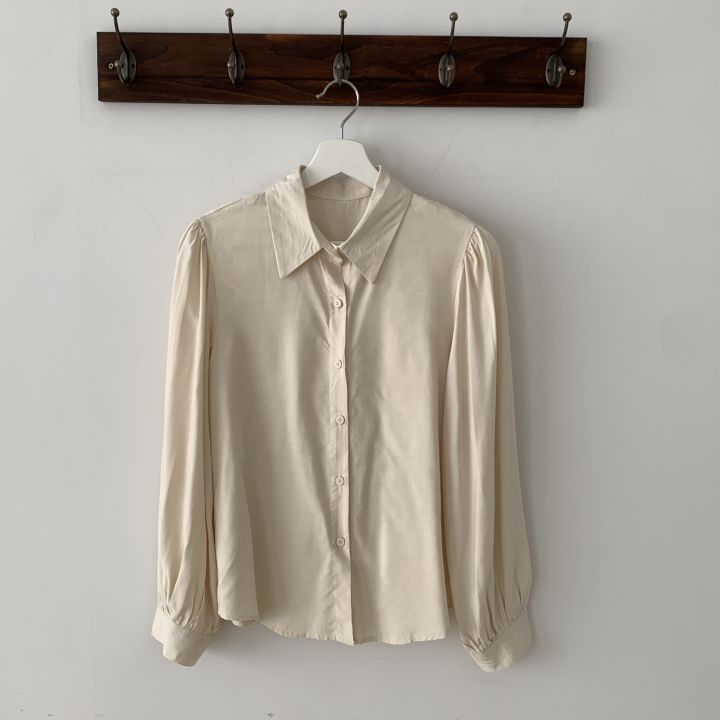 シンプルシャツ×Vネックワンピ セットアップ S1795